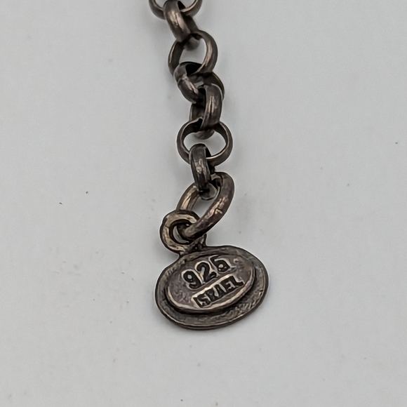 Beautiful Silpada Sterling 925 Mother of Pearl Discs/Pendants Necklace - Picture 9 of 13